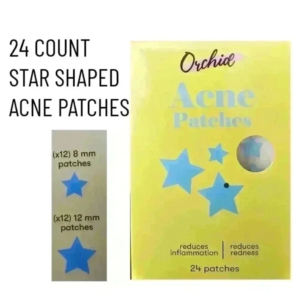 Orchid Acne Star Shaped Patches